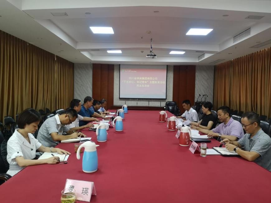 集團(tuán)公司召開“不忘初心、牢記使命”主題教育活動民主生活會
